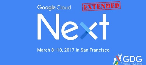 GDG NEXT'17 Extended